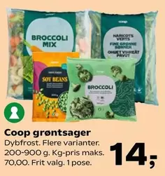 Coop grøntsager