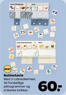 Rutinetavle