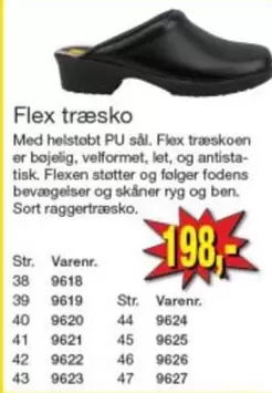 Flex træsko