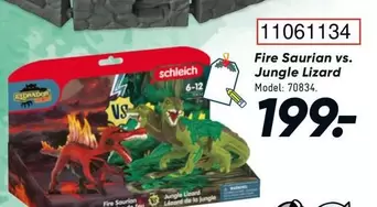 Schleich - Fire Saurian vs. Jungle Lizard