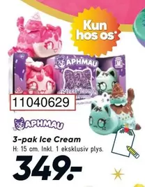 3-pak Ice Cream
