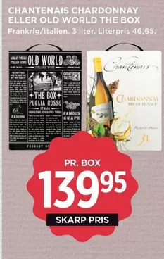 CHANTENAIS CHARDONNAY ELLER OLD WORLD THE BOX