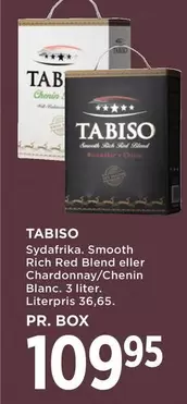 Red - Smooth Rich  Blend eller Chardonnay/Chenin Blanc