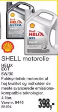 Shell - Motorolie