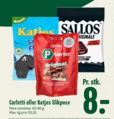 Carletti eller Katjes Slikpose