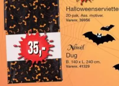 Halloweenserviette, Nowel Dug