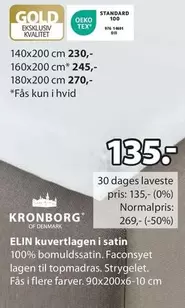 ELIN kuvertlagen i satin