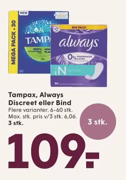 Discreet eller Bind