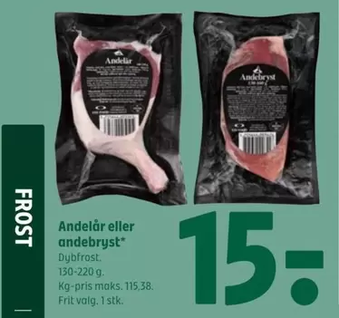 Andelår eller andebryst
