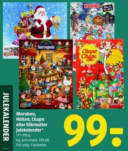 Marabou - Hülten, Chupa eller Slikmutter julekalender