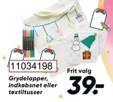 Grydelapper, indkøbsnet eller tekstiltusser