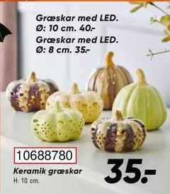 Keramik -  græskar