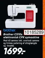 CS10s elektronisk CPX symaskine