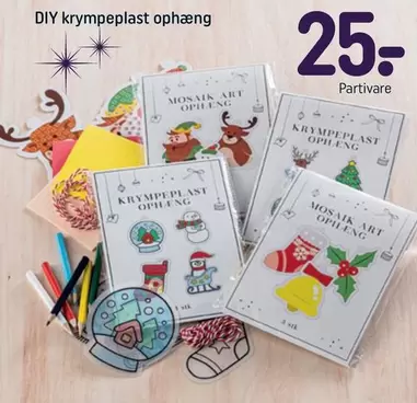 Art - DIY krympeplast ophæng