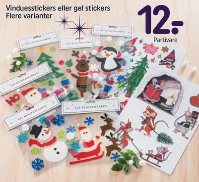 Vinduesstickers eller gel stickers