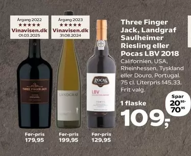 Landgraf Saulheimer Riesling eller Pocas LBV 2018