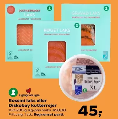 Rossini laks eller Diskobay kutterrejer