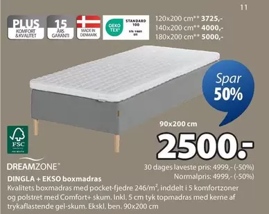 DINGLA + EKSO boxmadras