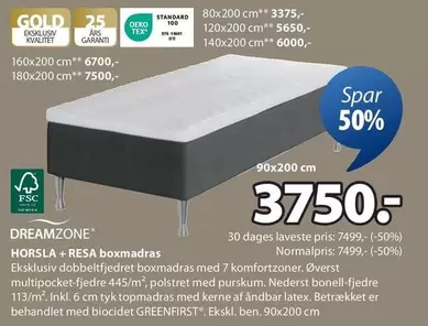 HORSLA + RESA boxmadras