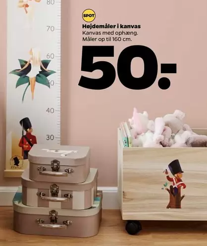 Højdemåler i kanvas