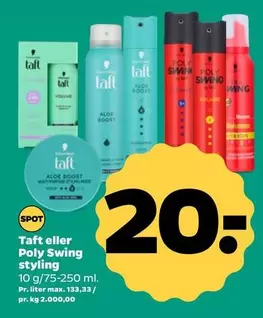 Taft eller Poly Swing styling