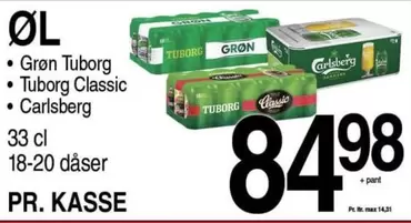 Carlsberg - Grøn Tuborg, Tuborg Classic,