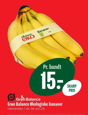 Økologiske Bananer