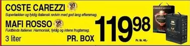 COSTE CAREZZI, MAFI ROSSO