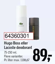 Lacoste deodorant