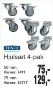Hjulsæt 4-pak