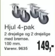 Hjul 4-pak