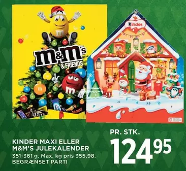 Kinder - MAXI ELLER JULEKALENDER