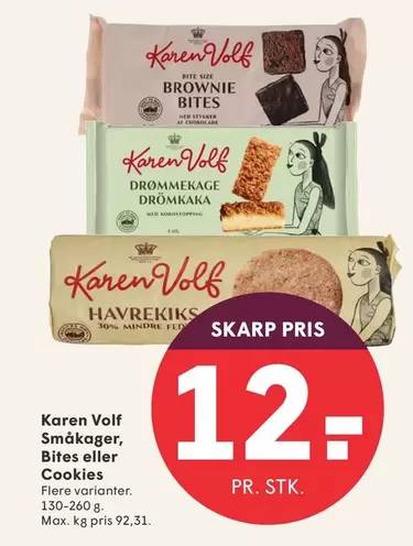Karen - Småkager, Bites eller Cookies