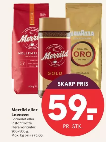 Den - Merrild eller Lavazza