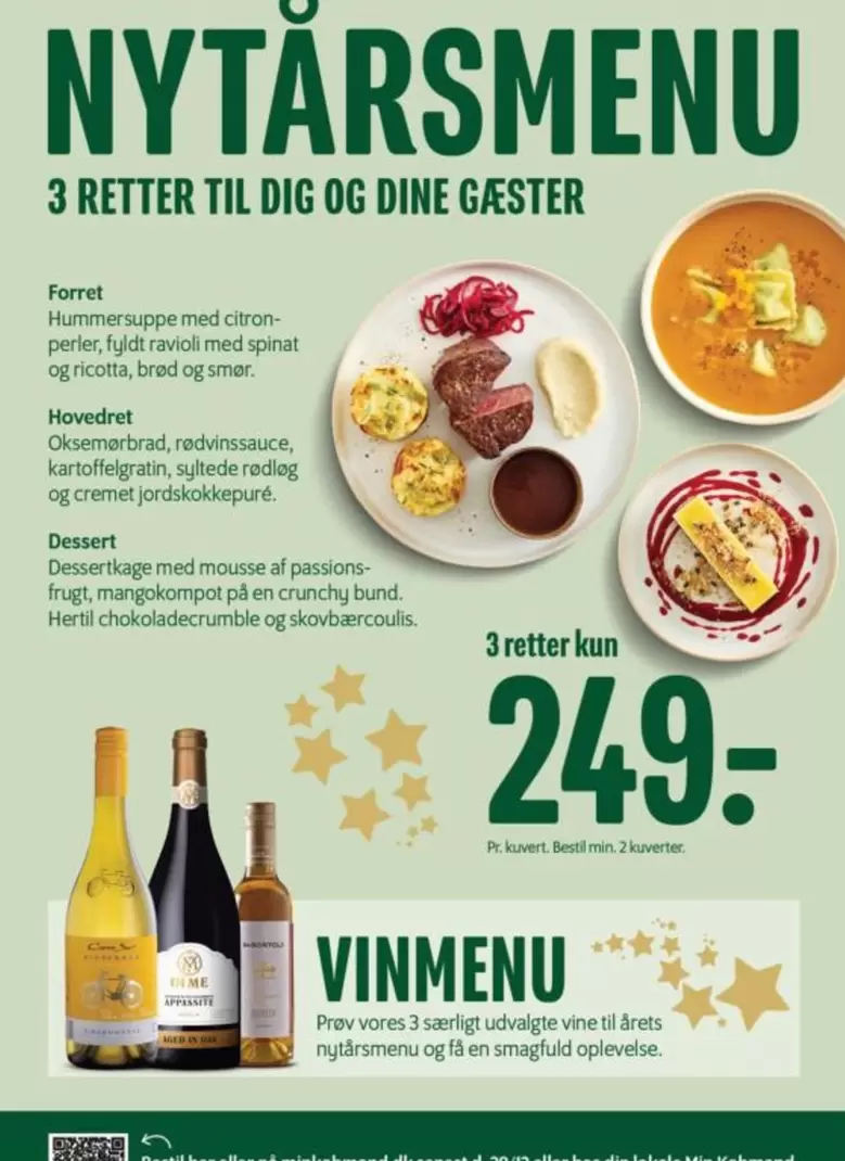Dine - NYTÅRSMENU