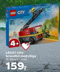 Lego - City brandbil med stige