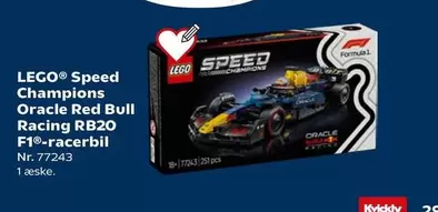 Lego - Speed Champions Oracle Red Bull Racing RB20 F1-racerbil
