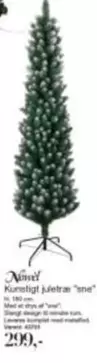 Kunstigt juletræ "sne"