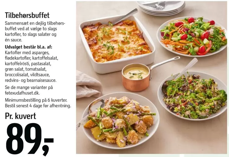 Buffet - Tilbehørsbuffet