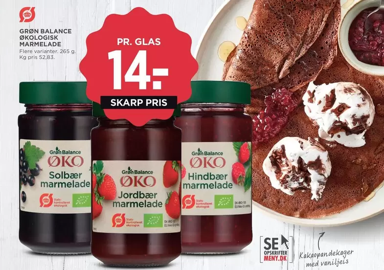 ØKOLOGISK MARMELADE