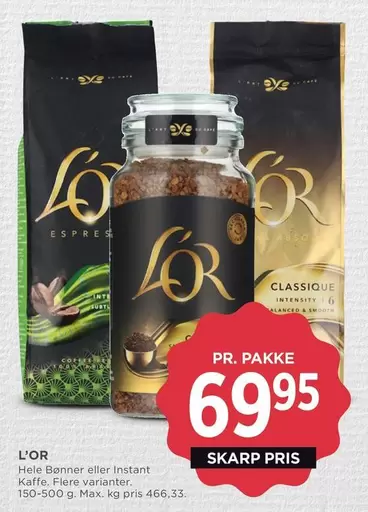 Hele Banner eller Instant Kaffe