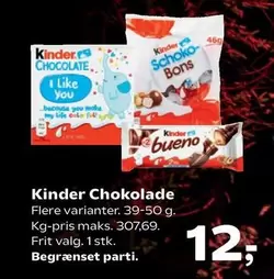 Kinder - Chokolade