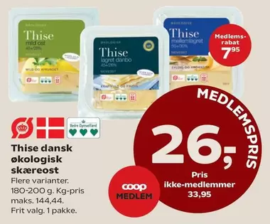 dansk økologisk skæreost