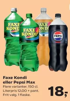 Faxe -  Kondi eller Pepsi Max