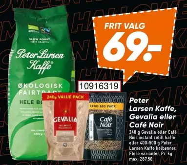 Kaffe, Gevalia eller Café Noir