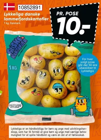Lykkeliga danske lammefjordskartofler