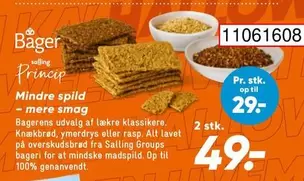 Knækbrød, ymerdrys eller rasp