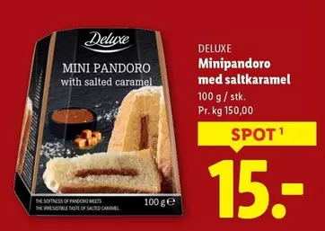 Minipandoro med saltkaramel