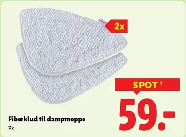Fiberklud til dampmoppe
