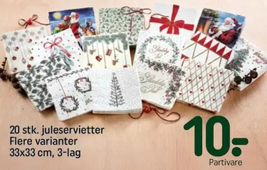 Juleservietter